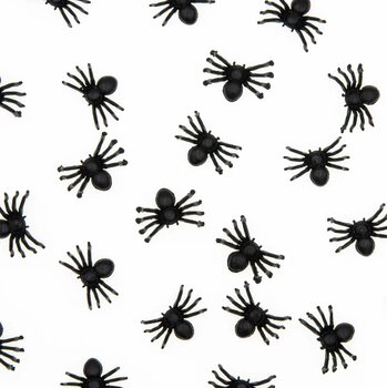 Helovino konfeti juodi vorai 10vnt. kaina ir informacija | Dekoracijos šventėms | pigu.lt