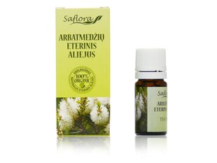 Arbatmedžių eterinis aliejus Saflora 10 ml kaina ir informacija | Eteriniai, kosmetiniai aliejai, hidrolatai | pigu.lt