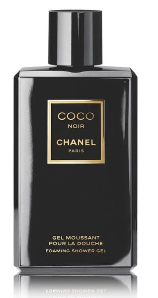 chanel noir shower gel