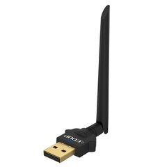 Prekė su pažeista pakuote. EDUP EP - AC1669 1300Mbps Dual Band USB WiFi Adapter 2.4GHz / 5.8GHz / 802.11AC / With External Antenna - Black kaina ir informacija | Kompiuterinės technikos aksesuarai su paž. pakuotėmis | pigu.lt