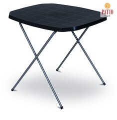 Sulankstomas turistinis staliukas 70x50 cm, juodas kaina ir informacija | Lauko stalai, staliukai | pigu.lt