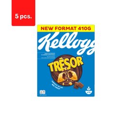 Dribsniai Kellog's tresor milk choco, 410g x 5 vnt. kaina ir informacija | Sausi pusryčiai | pigu.lt