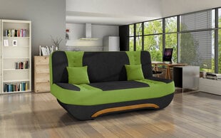 Sofa NORE Ewa II, žalia/juoda kaina ir informacija | Sofos | pigu.lt
