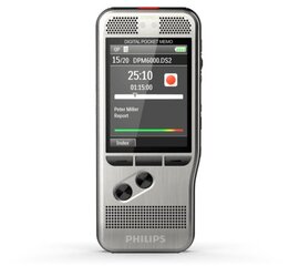Philips DPM 6000, Серебристый цена и информация | Диктофоны | pigu.lt
