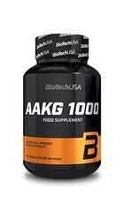 Maisto papildas Biotech AAKG 1000 100 tab., MP-1515/15 kaina ir informacija | Azoto oksido skatintojai | pigu.lt