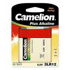 Camelion elementas Plus Alkaline, 4.5 V, 3LR12, 1 vnt. kaina ir informacija | Camelion elementas Plus Alkaline, 4.5 V, 3LR12, 1 vnt. | pigu.lt